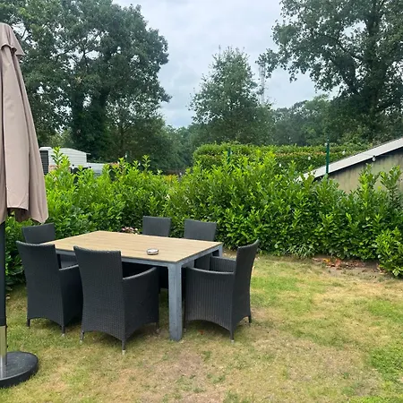 Houten Nabij Beekse Bergen Chalé Hilvarenbeek